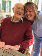 Garden of Coombe House residential care home