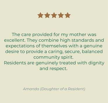 care home testimonial