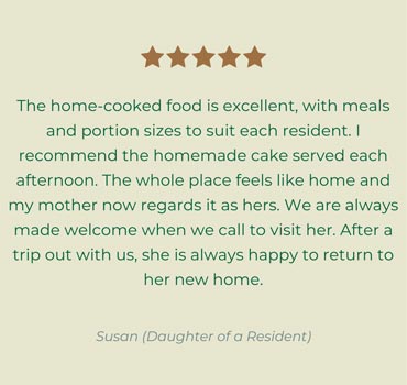 care home testimonial