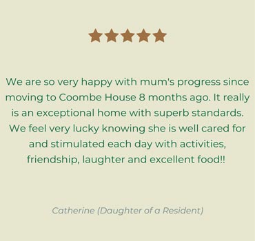 care home testimonial