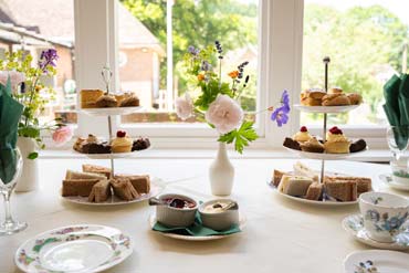 Garden of Coombe House residential care home