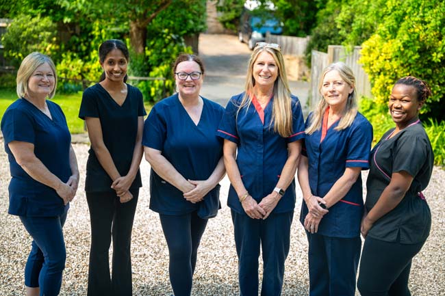 Coombe House care home staff