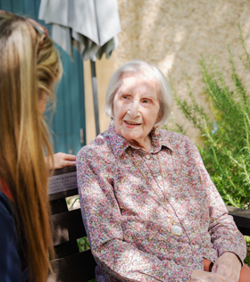 residential care home resident