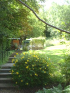 Garden of Coombe House residential care home